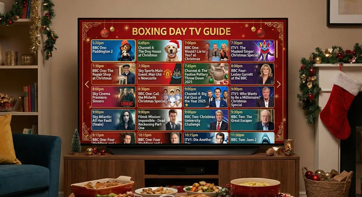 What's On TV Tonight: Friday 26th December 2025