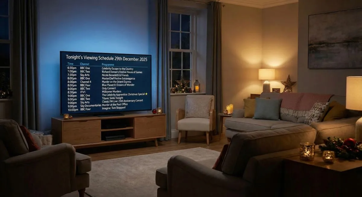 What's On TV Tonight: Monday 29th December 2025