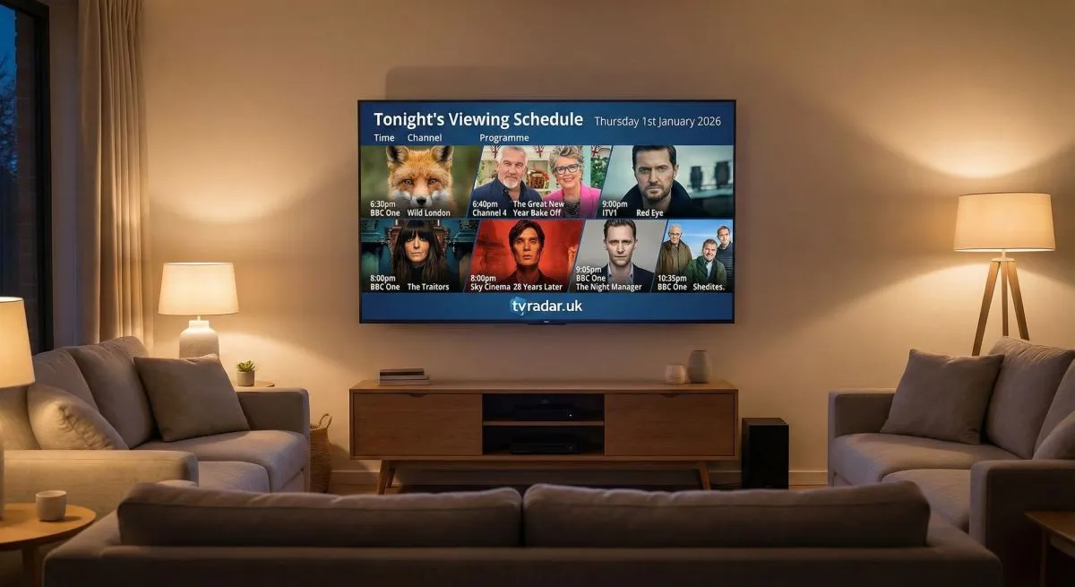 What's On TV Tonight: Thursday 1st January 2026