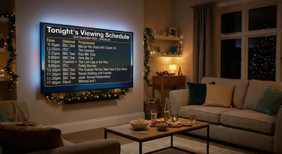 What's On TV Tonight: Wednesday 31st December 2025