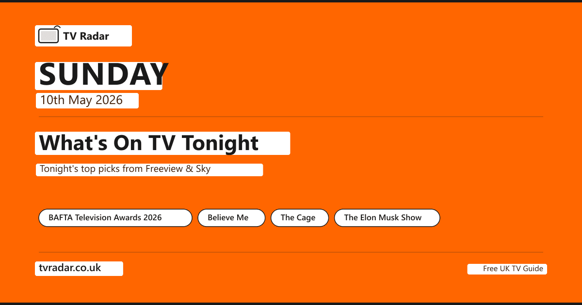 What's On TV Tonight Sunday 10 May 2026